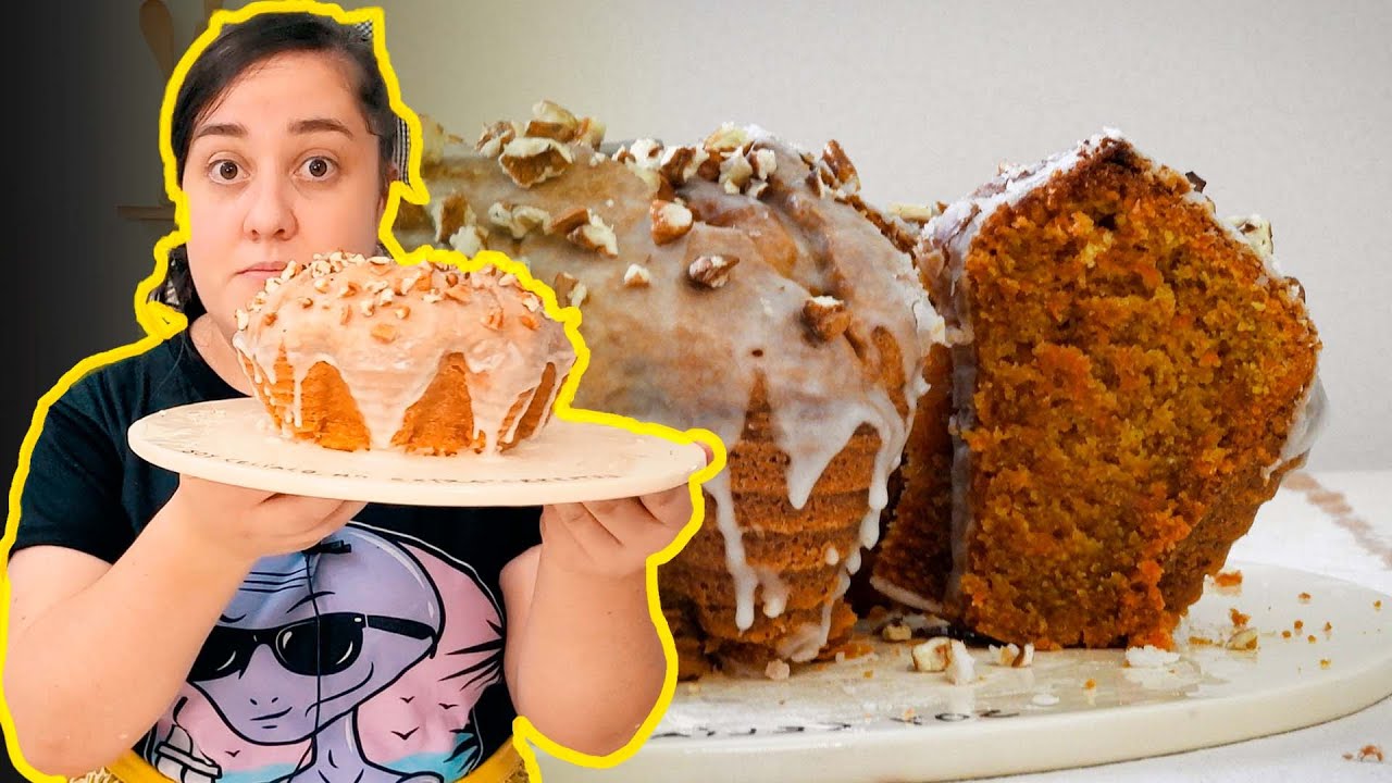 Carrot cake sin gluten y sin lactosa [pastel de zanahoria]