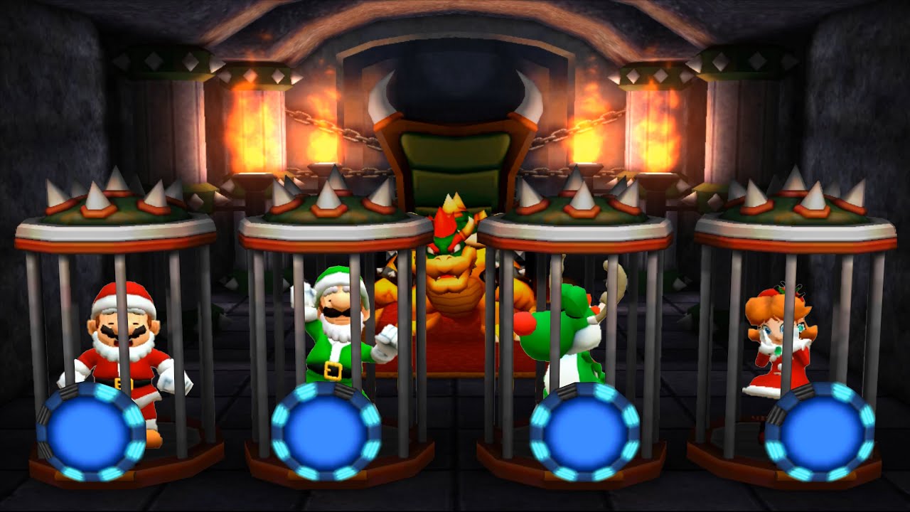 【3dsマリオパーティ100 ミニゲームコレクション】ミニゲームマリオVsルイージVsヨッシーVsデイジー(最強CPU｢たつじん)