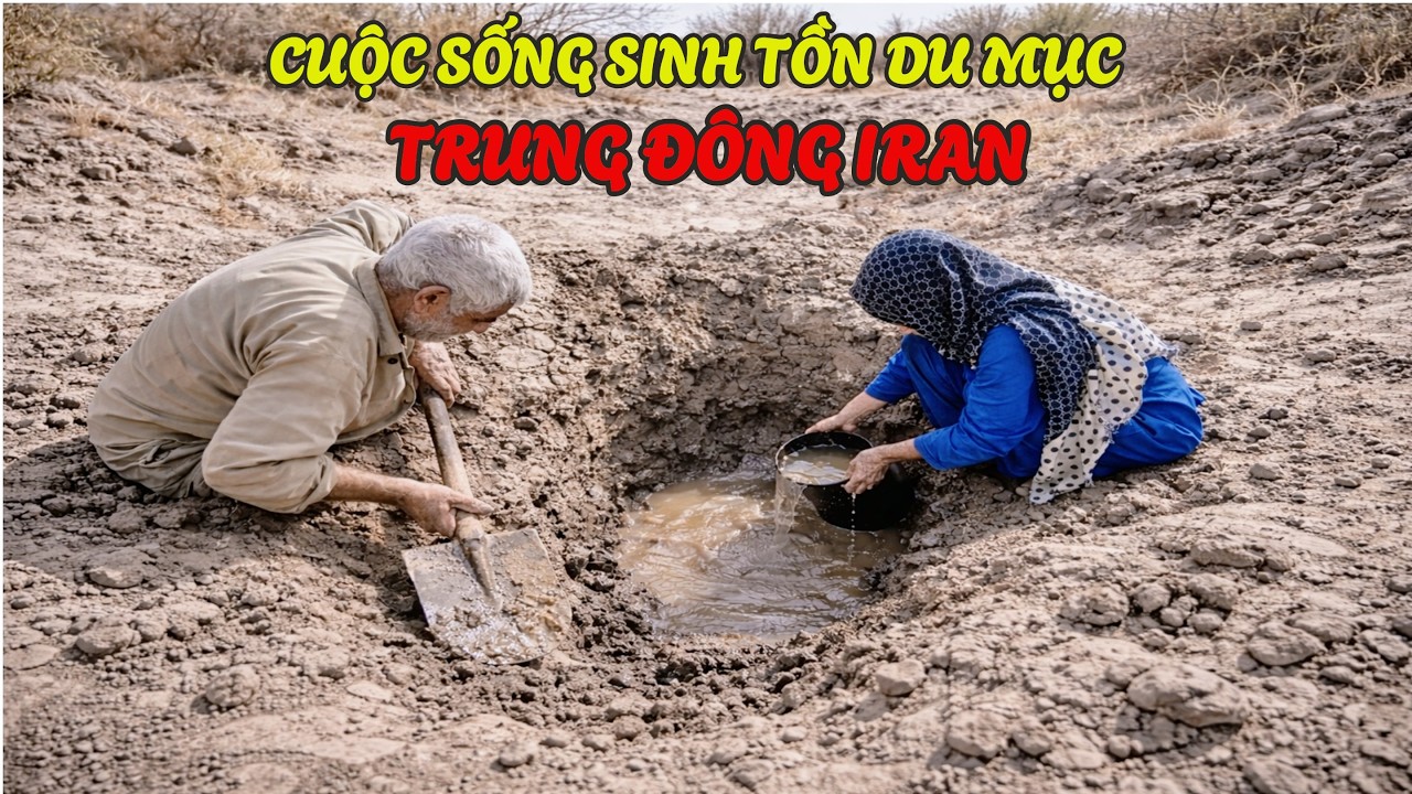 Cuộc Sống Du Mục Iran: Đôi Vợ Chồng Già Di Cư Đến Sa Mạc Sinh Tồn Giữa Trung Đông Khắc Nghiệt