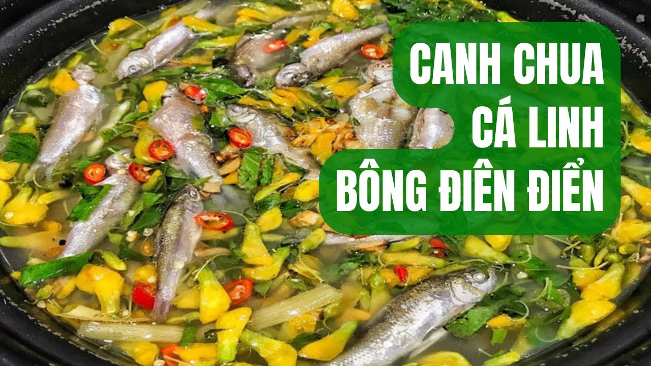 Cách nấu canh chua cá linh bông điên điển | Bếp Của Mẹ