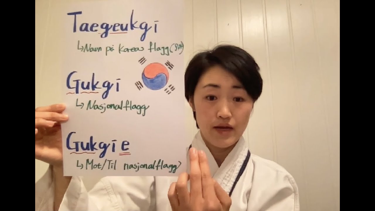 TKD 31. Om flagg nr 1. Navn på det koreanske flagget og nasjonaleflagget
