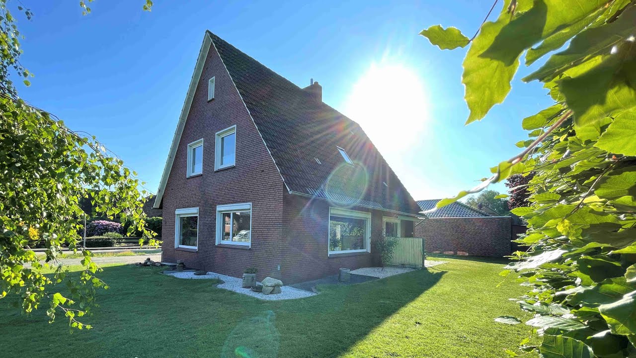 Gepflegt und geschmackvoll hergerichtet - Einfamilienhaus in Detern.