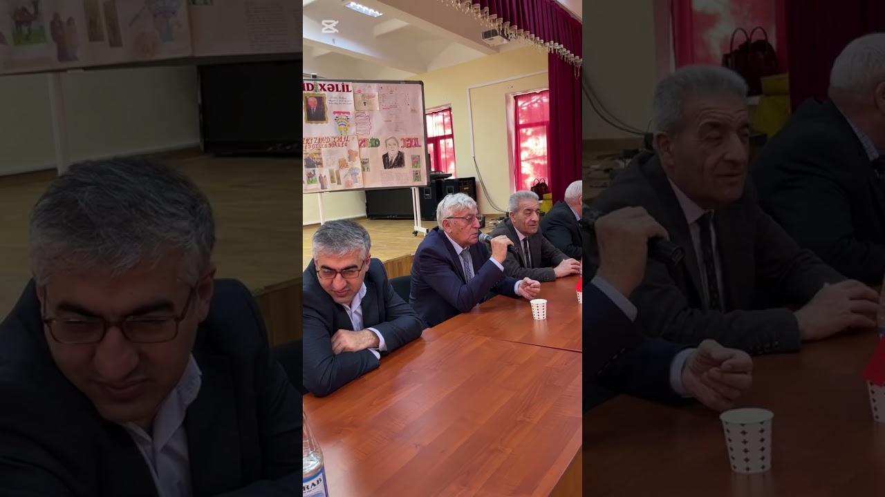 Zahid Xəlil ilə görüş. 281 saylı məktəb 