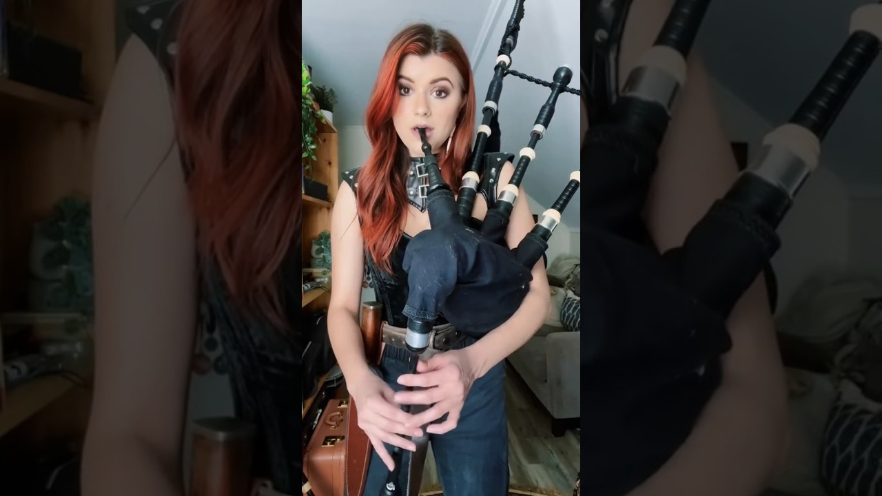 Pirates of the Caribbean theme on bagpipes
