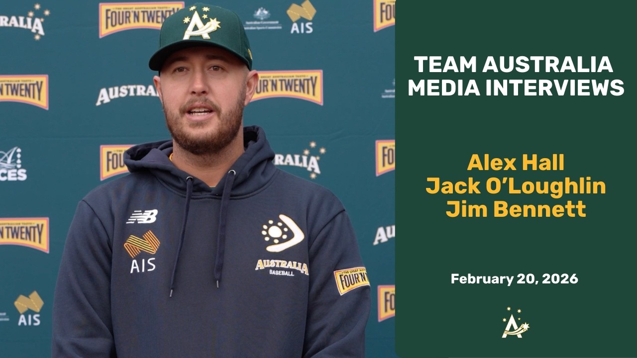 Team Australia Media Availability: Alex Hall, Jack O'Loughlin and Jim Bennett | Feb 20