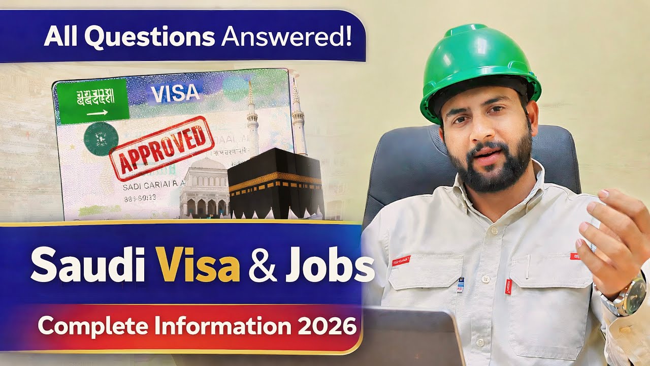 Saudi Arabia Visa & Jobs Complete Guide 2026 | Work latest update | Female Jobs | Documents Required