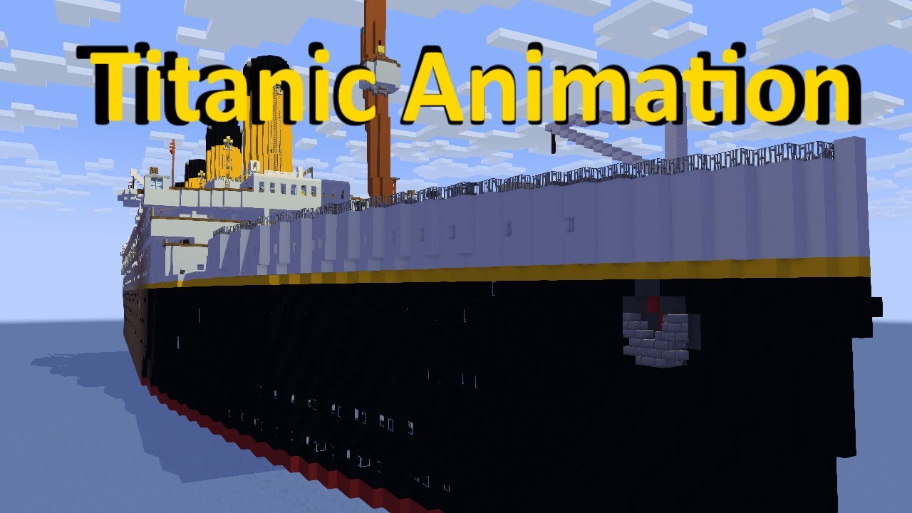 RMS Titanic Minecraft Animation