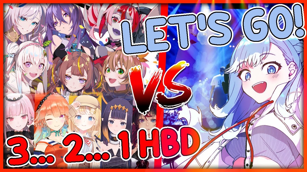 Everyone's birthday party countdown vs Kobo's birthday party countdown be like【Kobo Kanaeru】
