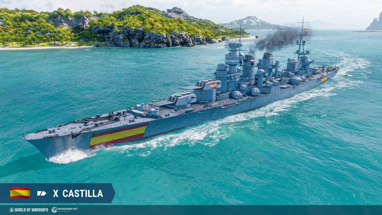 Крейсер CASTILLA в World Of Warships Legends