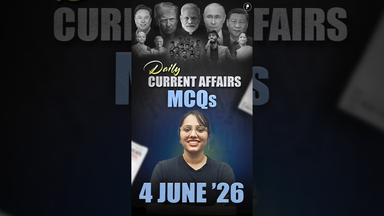 Daily Current Affairs MCQ | Current Affairs Today I 4 June 2026 #parchamclasses