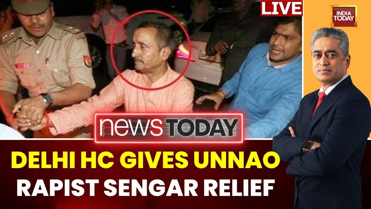 News Today With Rajdeep | Unnao Survivor Vows To Move SC After Delhi HC Suspends Sengar's Sentence