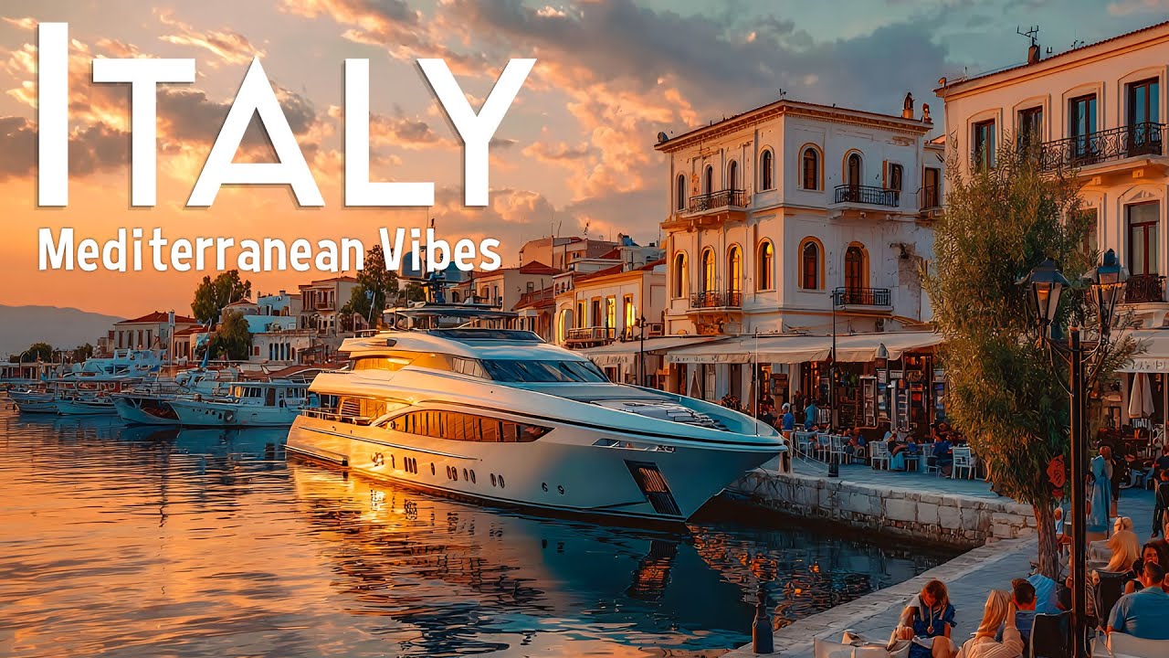Romantic Sunset in the Italy 🌅 Soothing Mediterranean Music for Relaxed & Peaceful Moments
