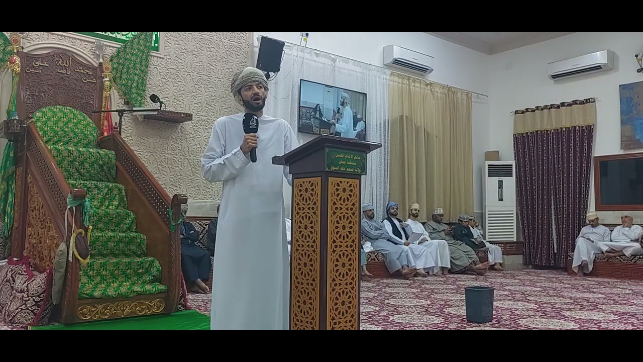 ذكرئ مولد الإمام الحسين ع - تقديم الأستاذ علي عبدالله سالمين / كلمة الحفل :أحمد ناصر العجمي