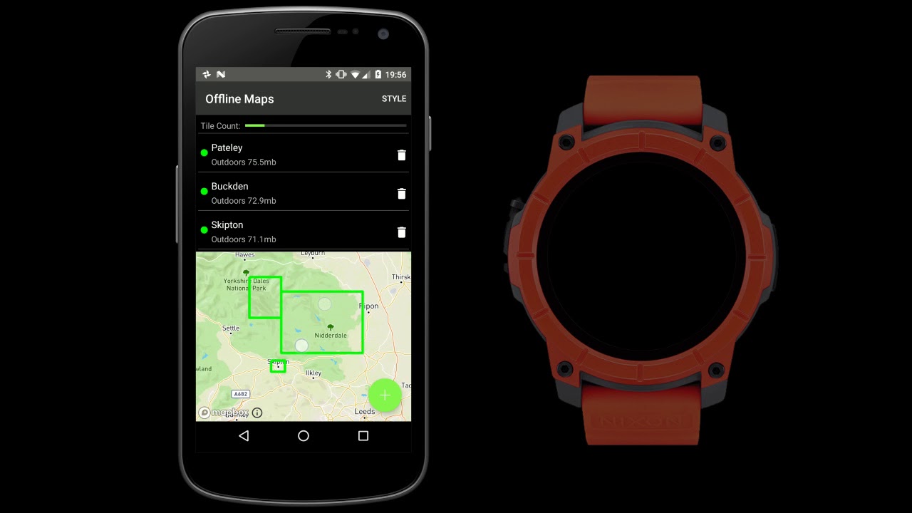 Ghostracer - Mapbox offline maps