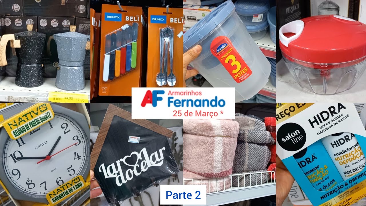 Achadinhos loja Armarinhos Fernando 25 de Março! Parte 2