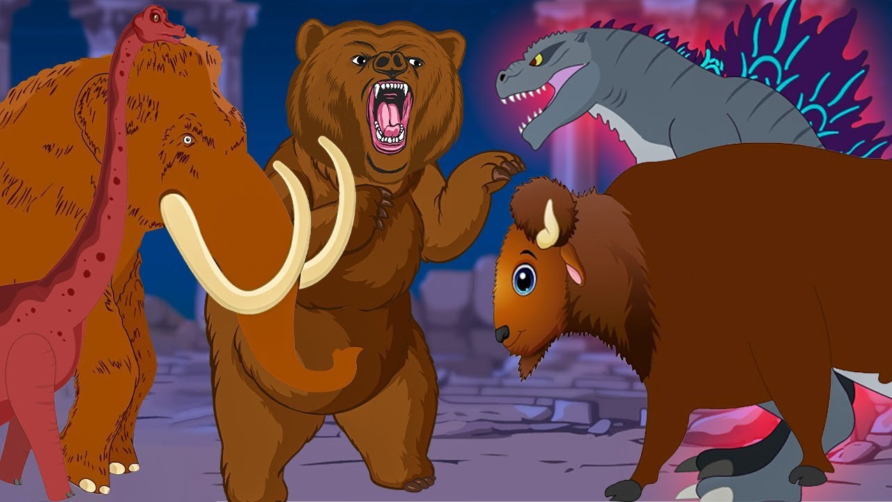 We’re going on a Godzilla hunt vs Hickory Dickory vs Bear hunt vs Woolly mammoth hunt -Rhymes &Songs