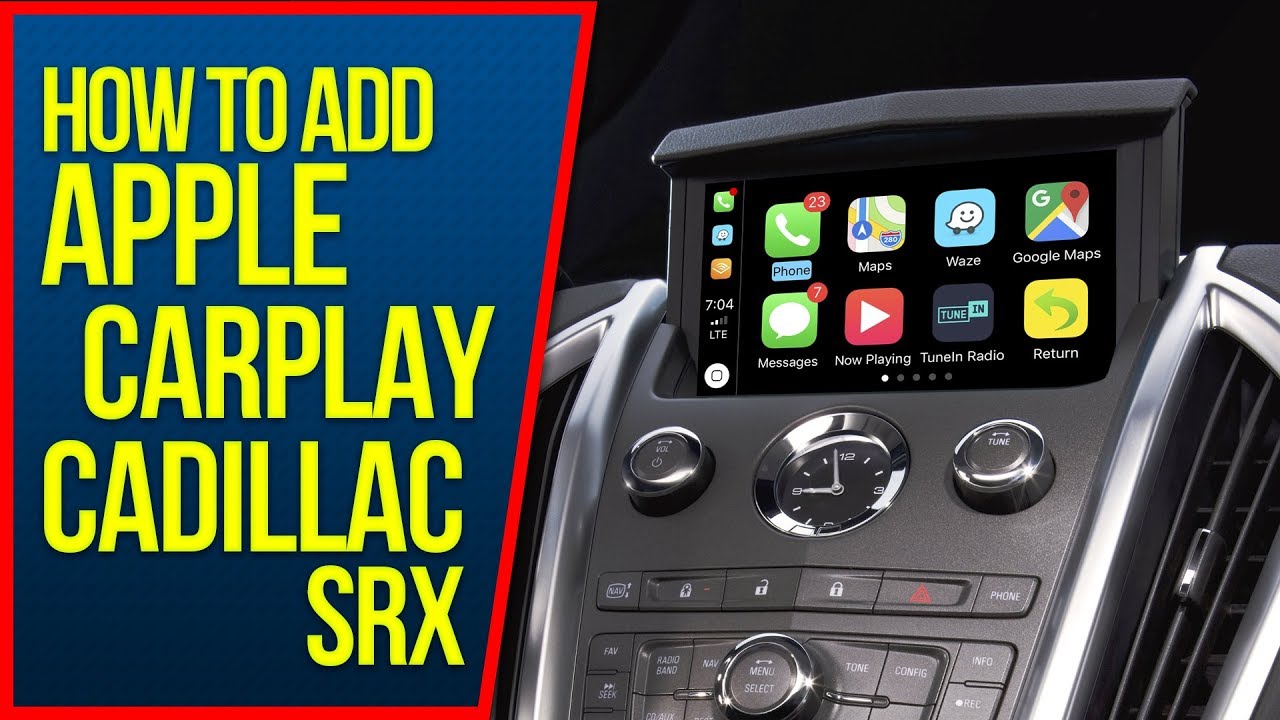 Cadillac SRX Apple CarPlay - How To Add Apple CarPlay Android Auto to Cadillac SRX HDMI DVD TV Input