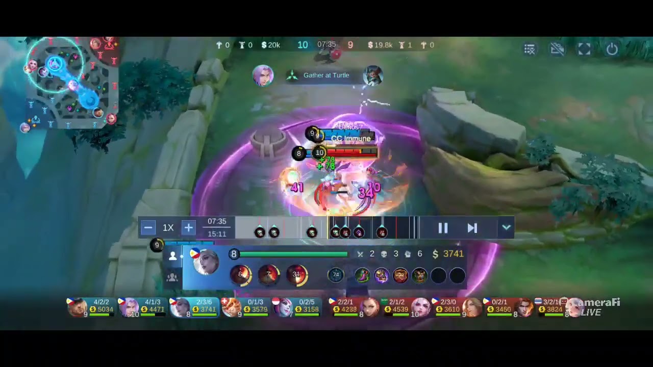 🏅Mobile Legends : Carmilla (roam) gameplays #MVP