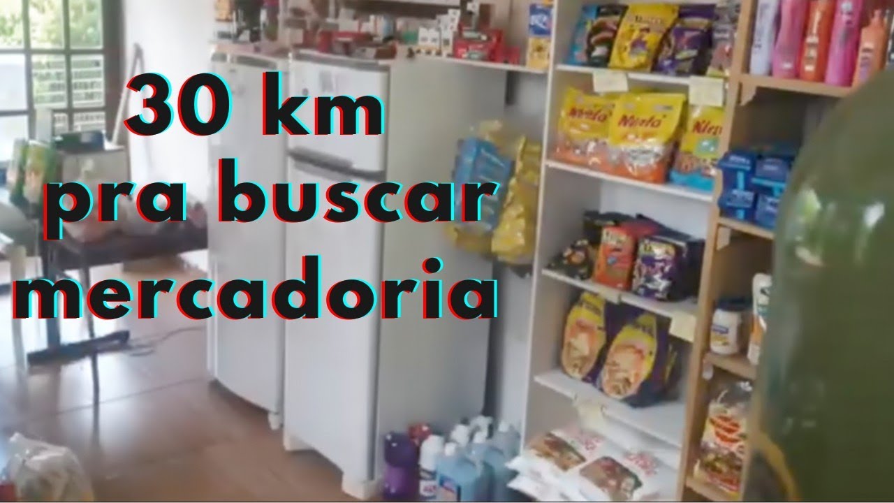 Trabalho que ninguém vê: estrada de chão e correria pra abastecer a mercearia do interior 
