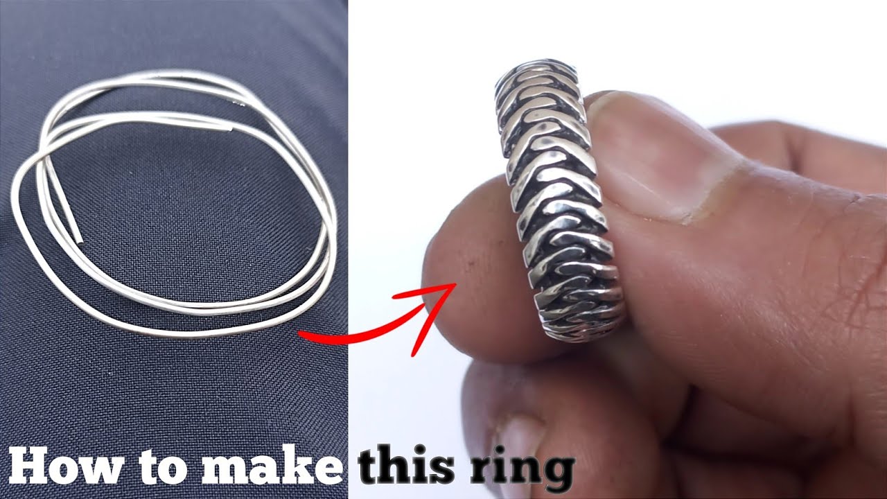 Twisted Silver Ring Making/How it's made/jewelry making/