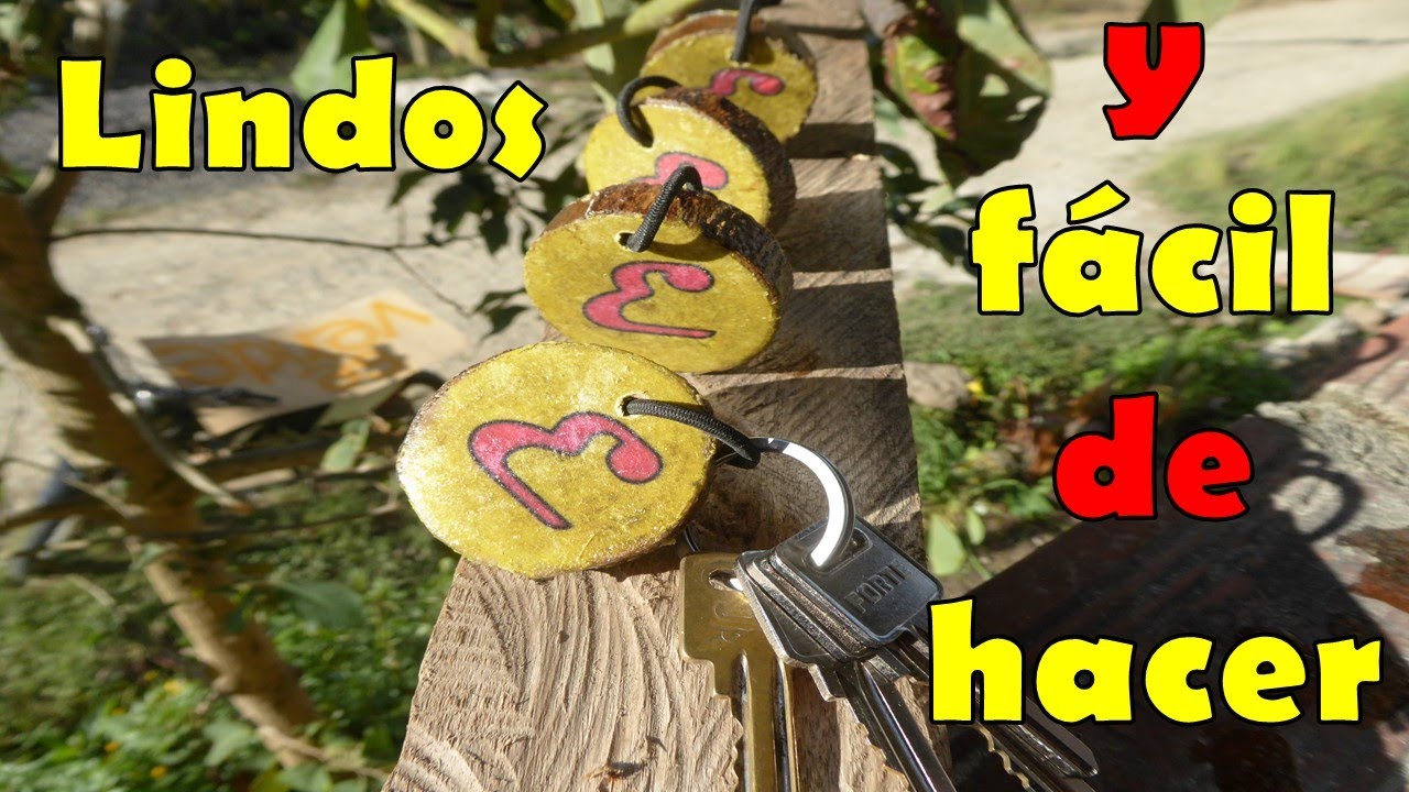 COMO TRANSFERIR UNA IMAGEN SOBRE MADERA O PALO//LLAVEROS PERSONALIZADOS MUY FÁCIL
