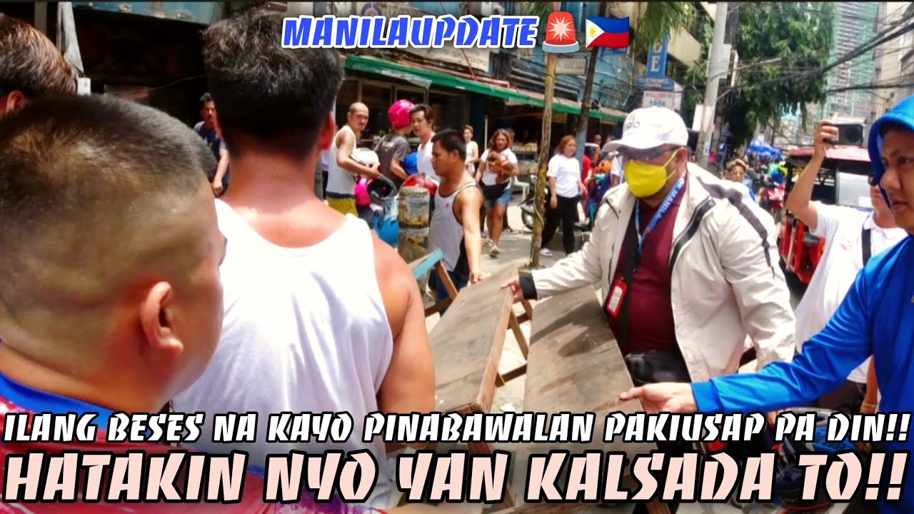 KAYO PA TALAGA MATATAPANG!!ALAM NYONG BAWALA KAYO DITO SA QUEZON BLVD!!HAWKERS Clearing Operation🚨