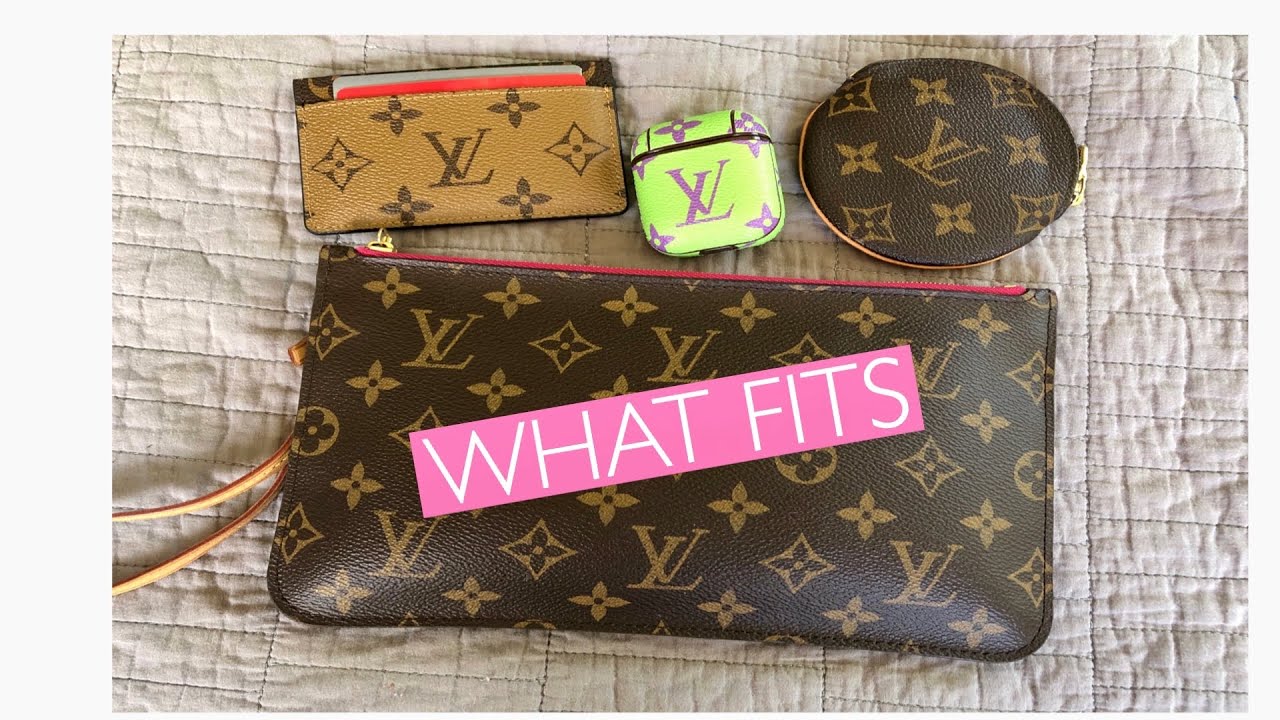 LOUIS VUITTON NEVERFULL MM POCHETTE || WHAT FITS + HOW I USE IT