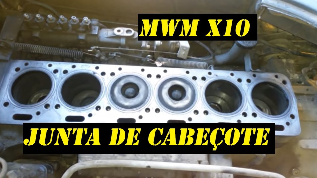 Junta de cabeçote MWM X10 - Troca passo a passo