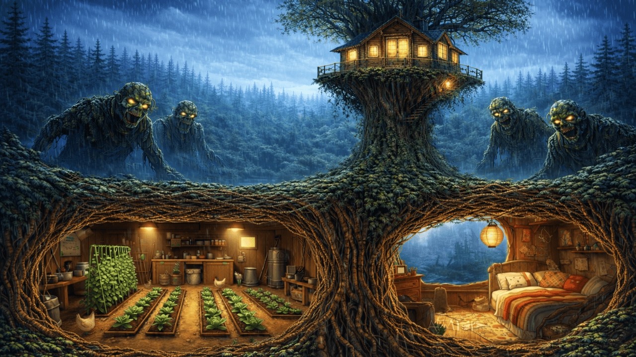 Peaceful Survival in a World That’s Gone | Ghibli-Inspired