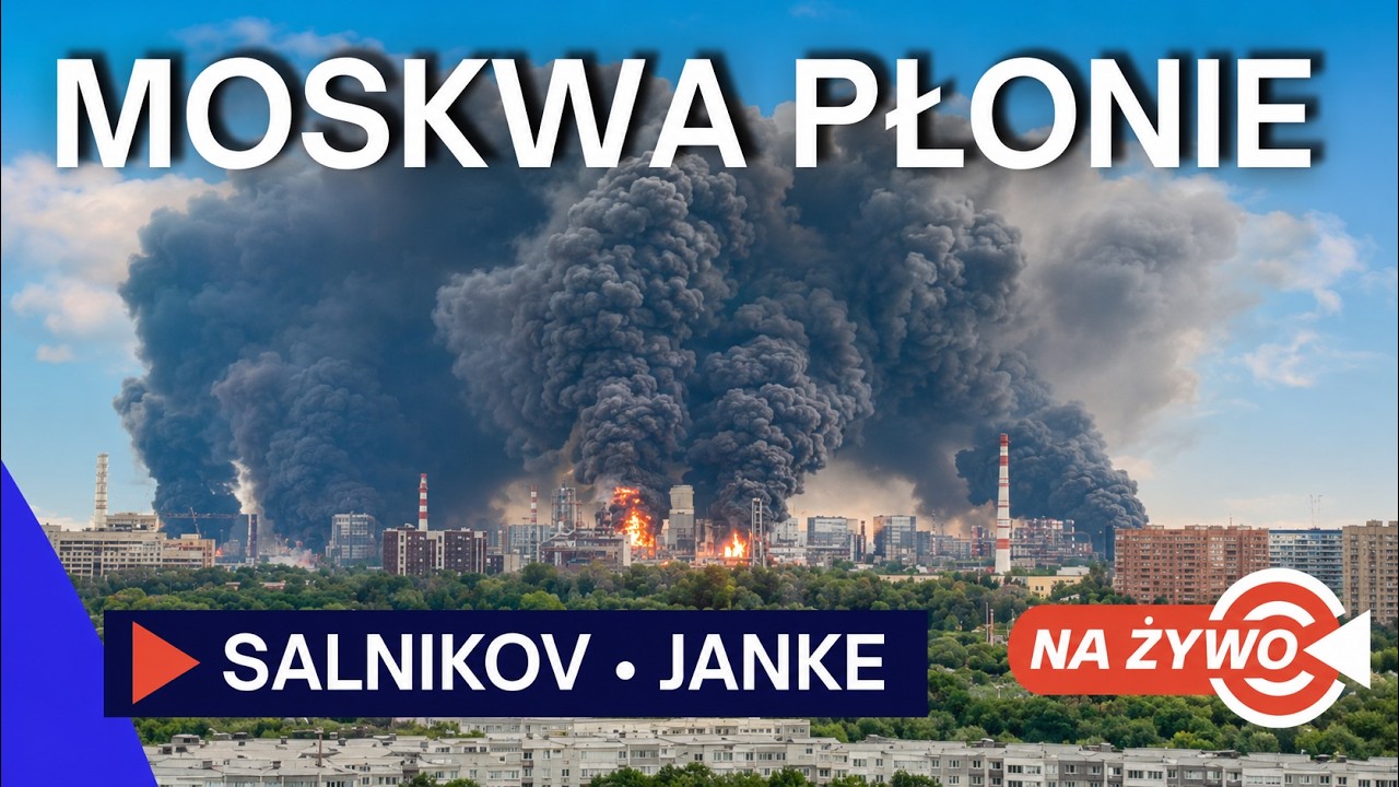 Panika w Moskwie. Spektakularny ukraiński atak na stolicę Rosji - Denis  Salnikov, Igor Janke LIVE
