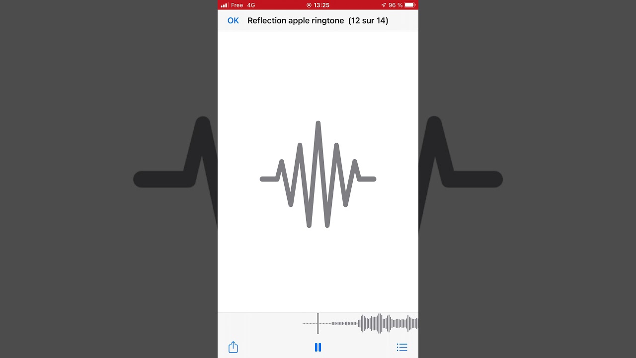 Reflection apple ringtone Rémix version iPhone 7 Plus