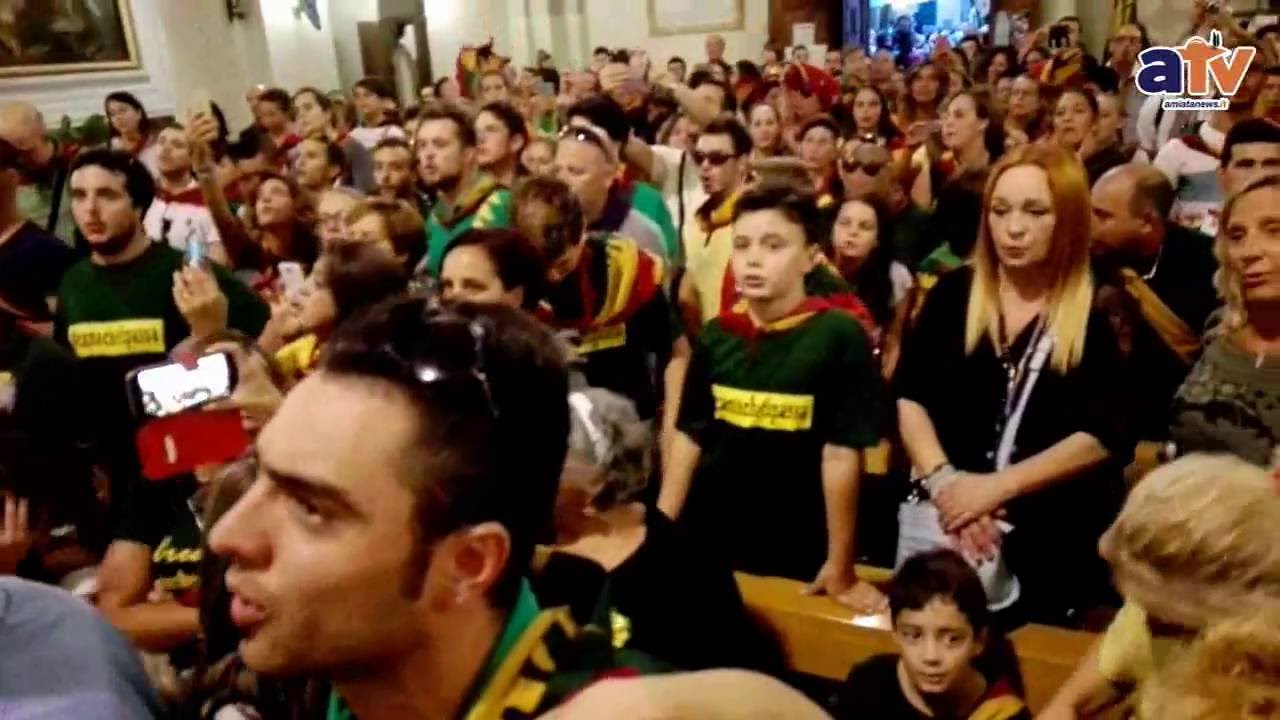Castel del Piano 08/09/2016: Palio delle Contrade - La festa del Poggio subito dopo la Vittoria