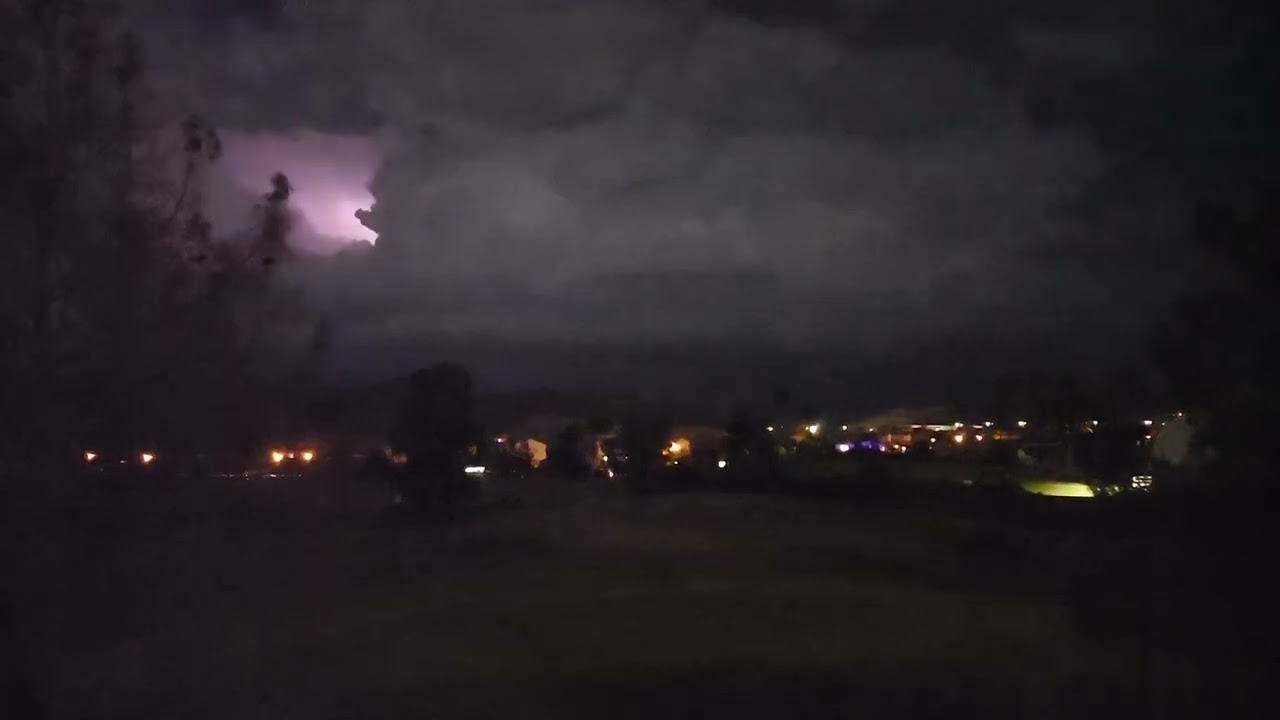 Las Vegas lightning storm September 6, 2025