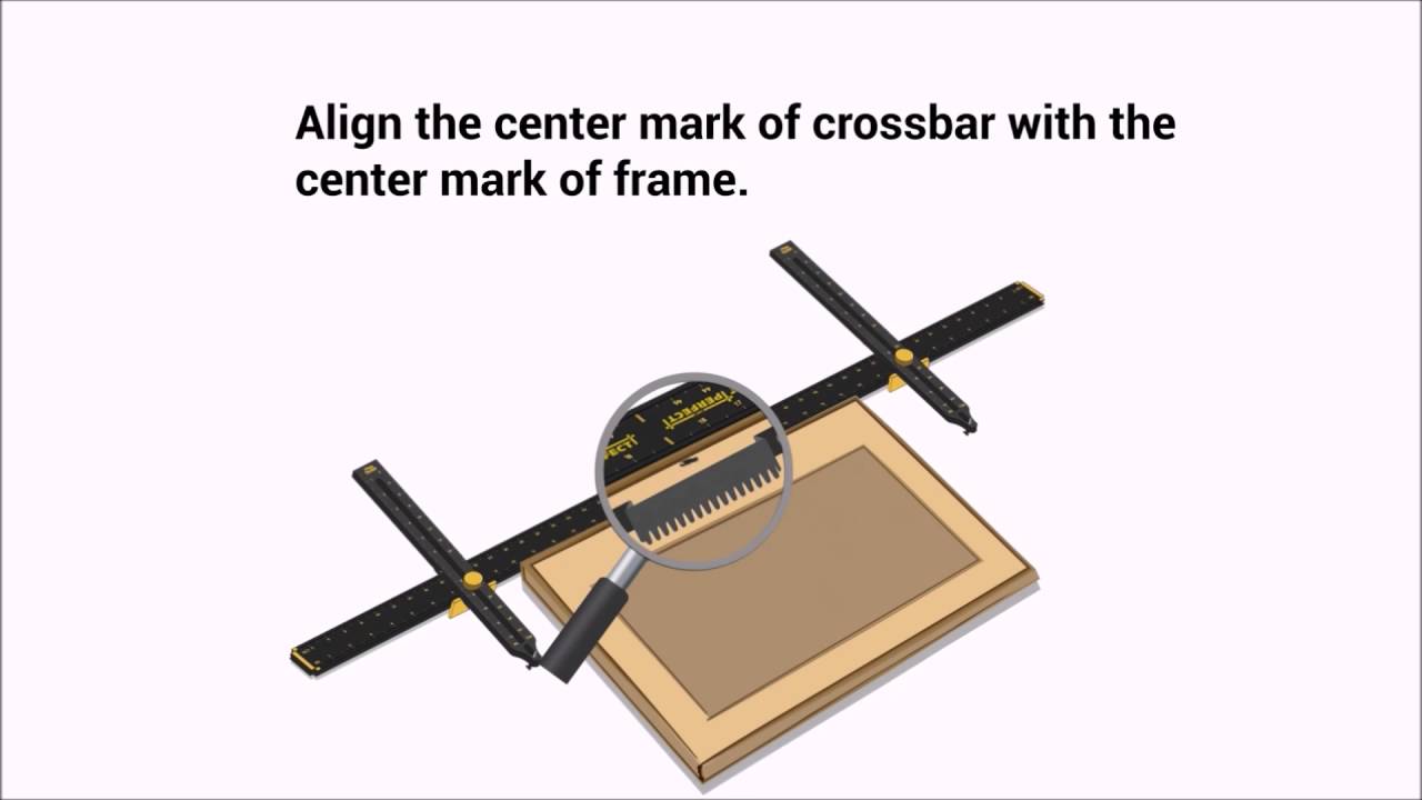 Hang It Perfect Instructions: Hang A Frame Level With A Single Hanging Mount