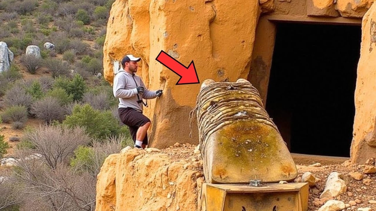 Vandrare uppt&auml;ckte n&aring;got chockerande i en grotta, som ingen var t&auml;nkt att se!