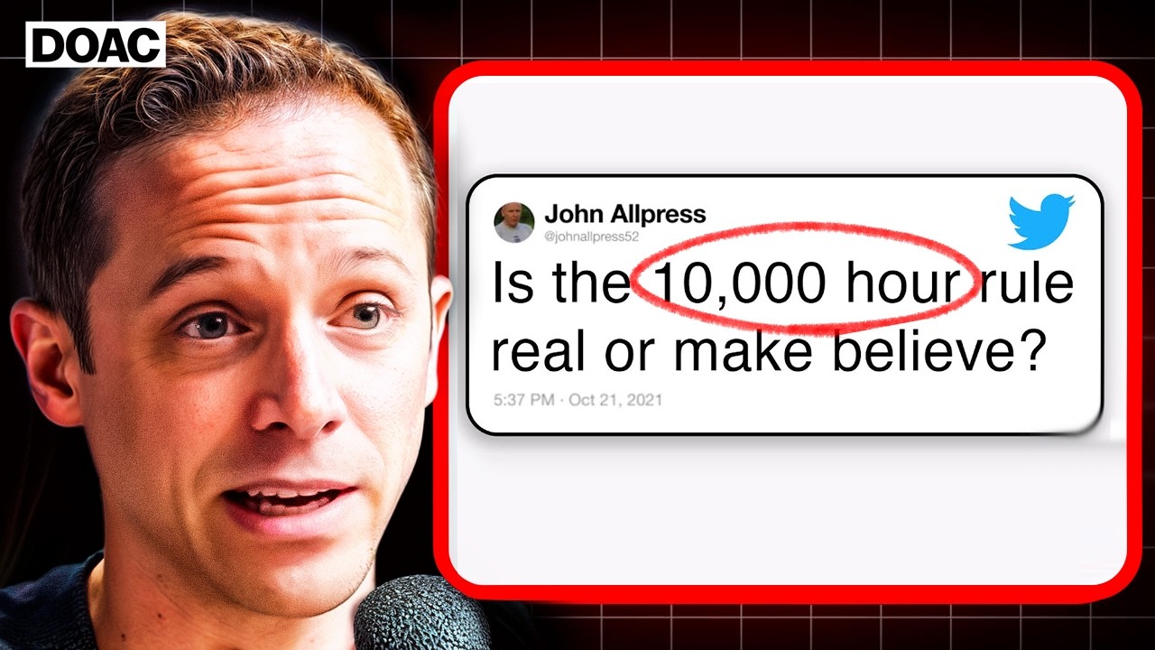 10,000 Hours Is WRONG…Try THIS Instead… | David Epstein