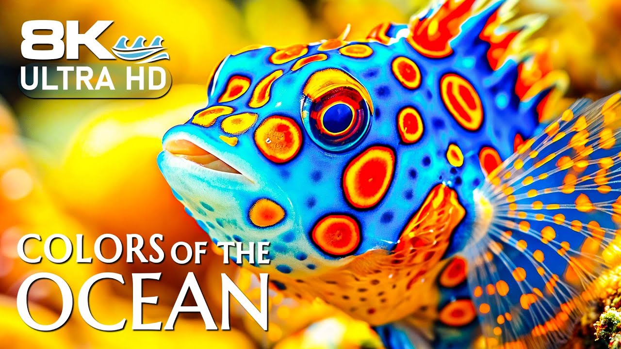 The Quiet Dance of the Ocean 8K (ULTRA HD) – Mesmerizing Reefs and Calming Audio Bliss