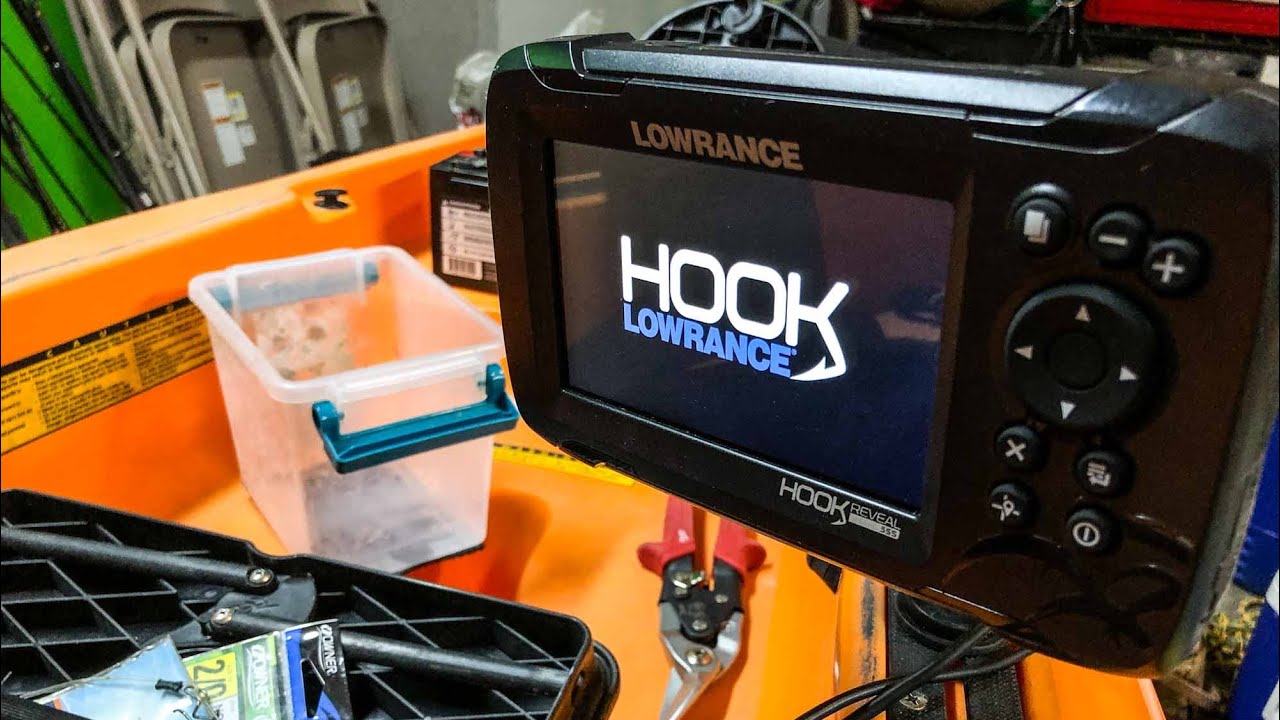 New Lowrance Reveal 5 splitshot install