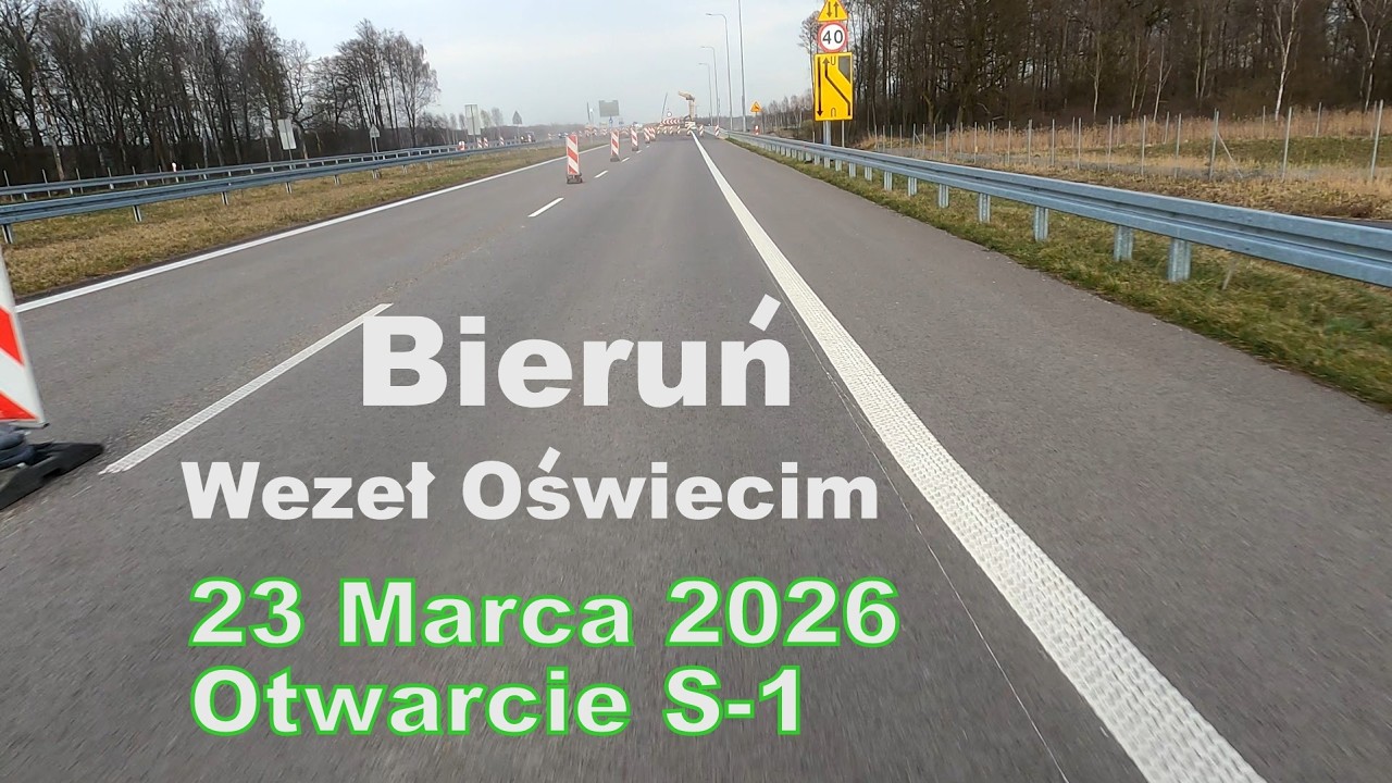 Otwarcie S-1 Bieruń -Węzeł Oświęcim