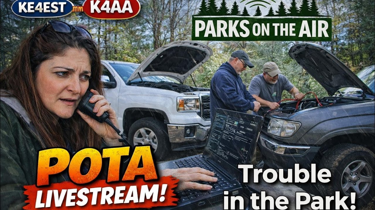 LIVE! Parks On The Air (POTA) Activation! LIVESTREAMING w/ K4AA & KE4EST!