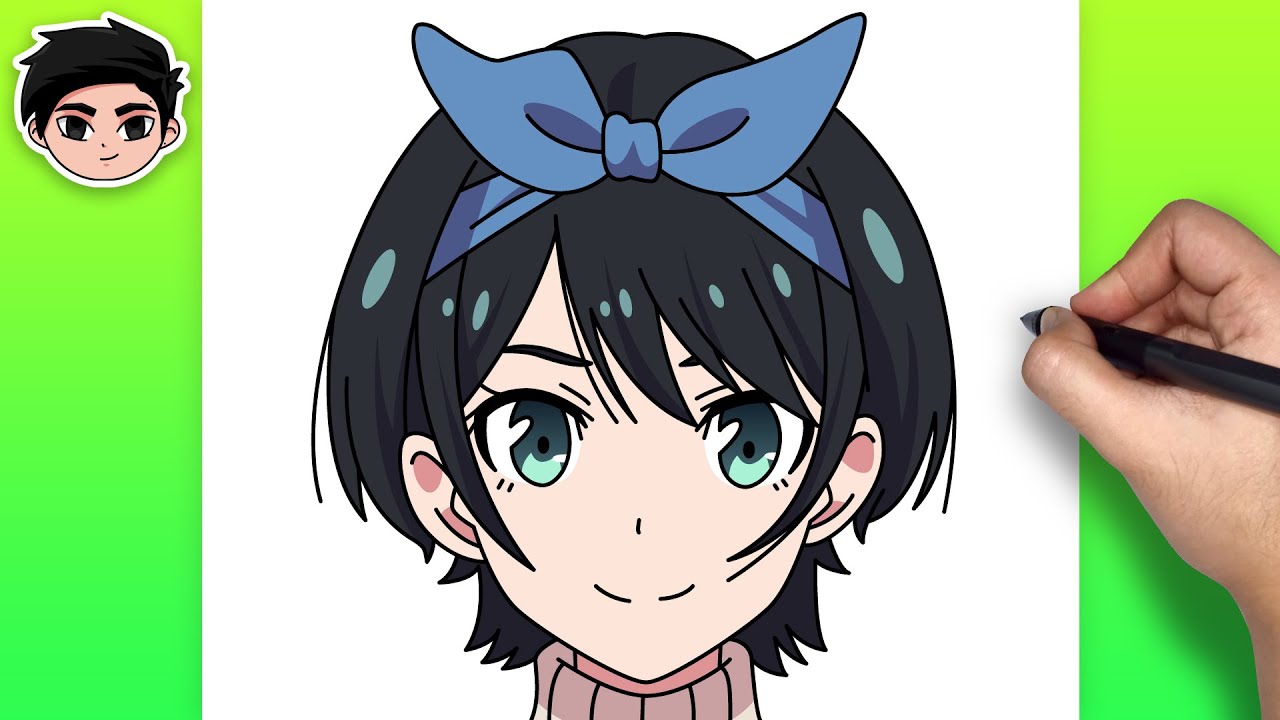 How to Draw Ruka Sarashina from Rent-A-Girlfriend | Easy Step-by-Step