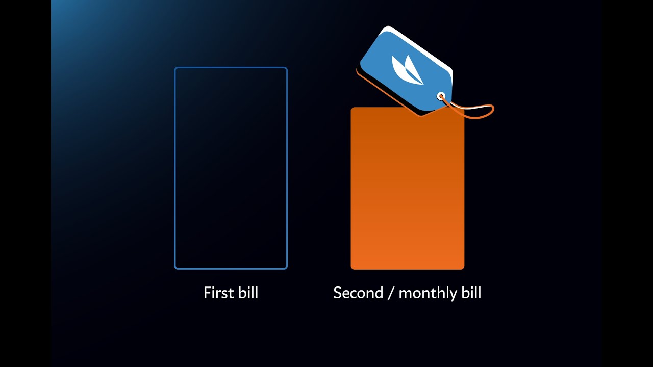 Monthly bill breakdown