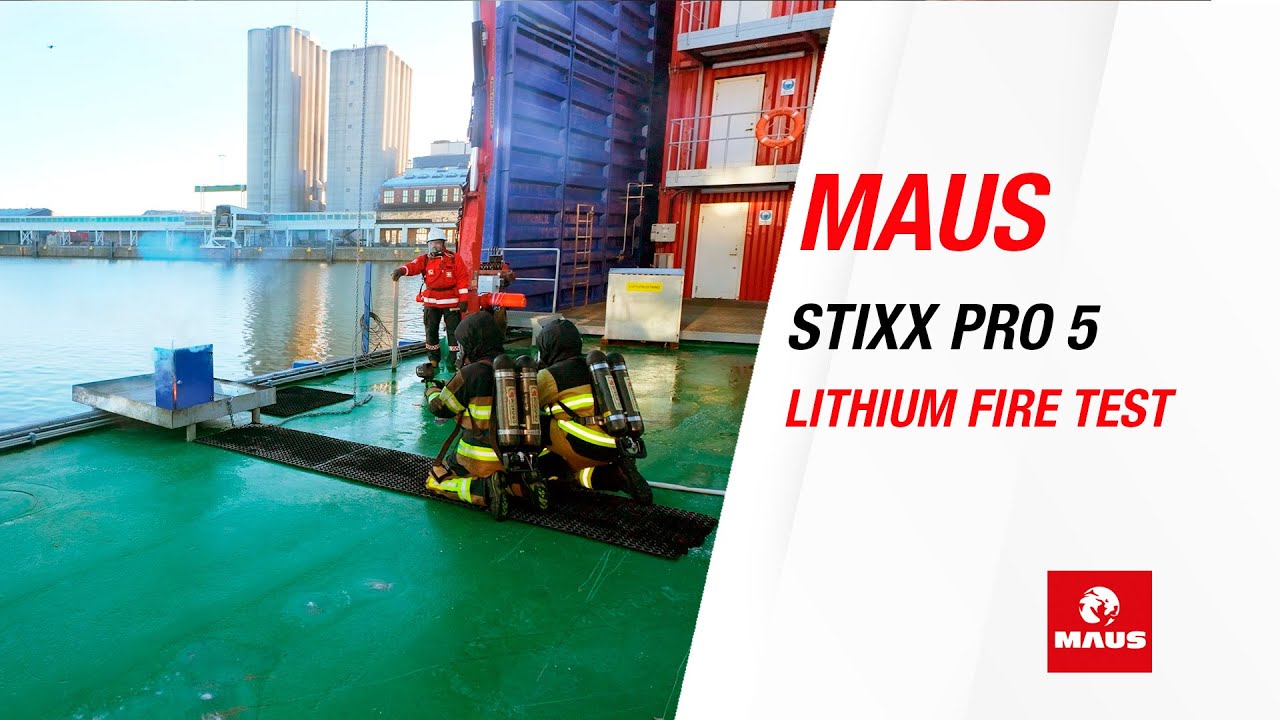 Testing Fire Suppression in Lithium Battery Charging Cabinets