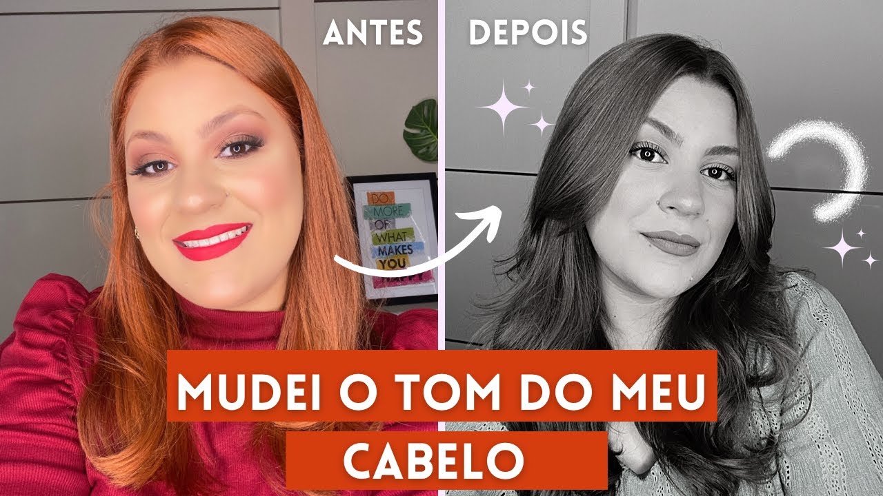 Mudei o meu cabelo!
