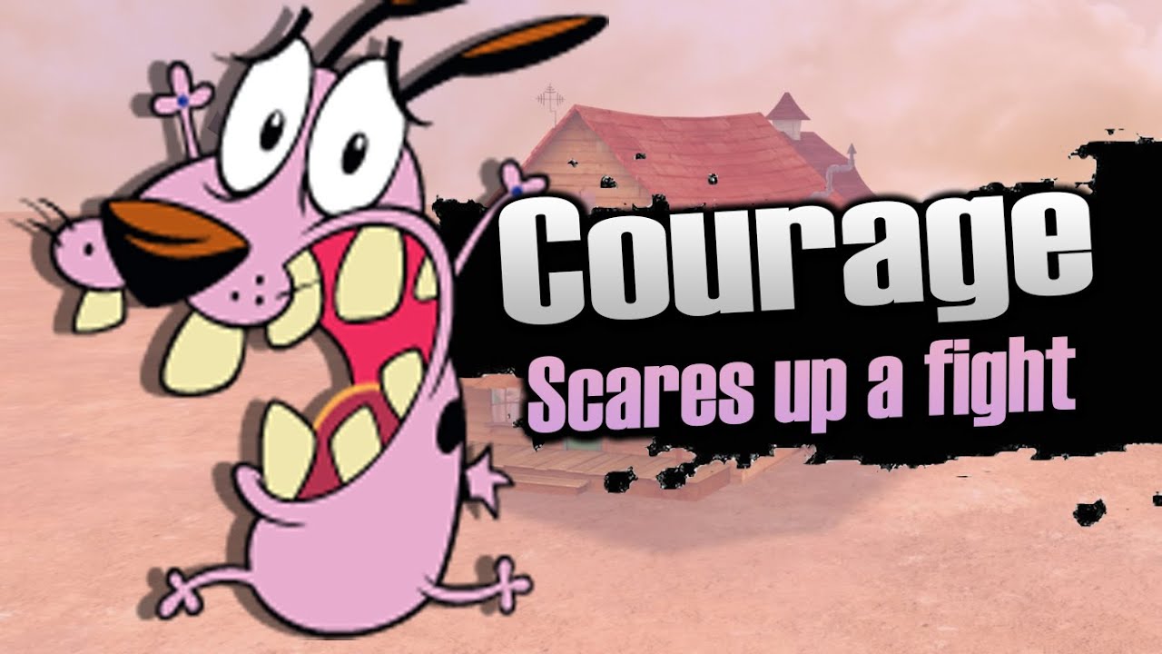 Smash bros Lawl X Character Moveset - Courage (Courage the Cowardly Dog)