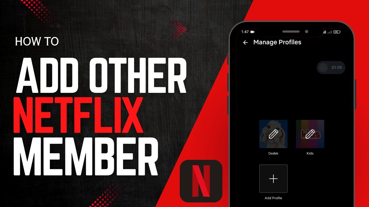 Как добавить еще один профиль на Netflix