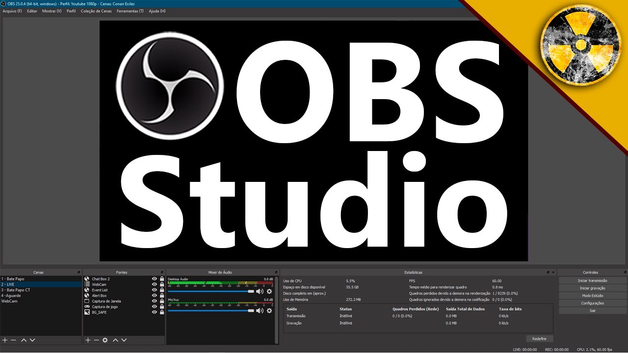 Obs Studio Tutorial: como operar o OBS STUDIO durante uma LIVE STREAM ou GRAVAÇÃO DE VÍDEO
