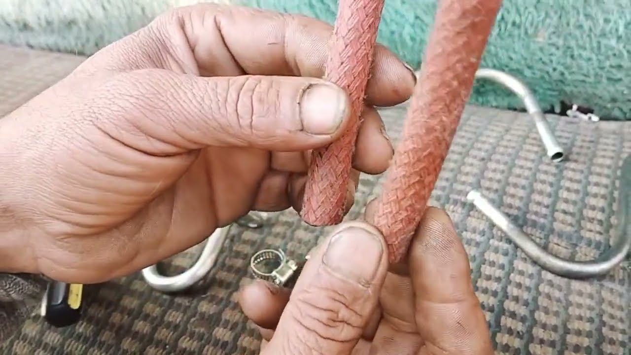 هنوفر بدل تغييرو طريقه اصلاح خراطيم سربنتينه التوكتوك