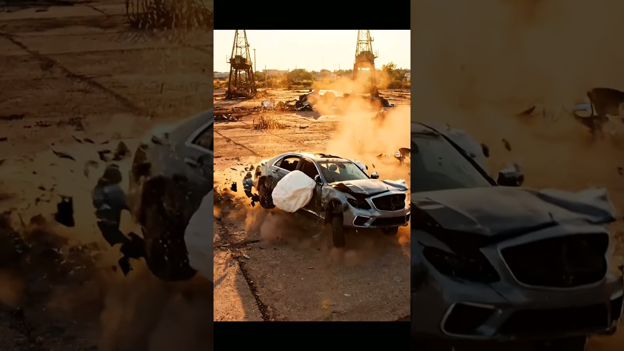 EPIC Car Crash Test! 💥 Watch This Sedan Get DESTROYED