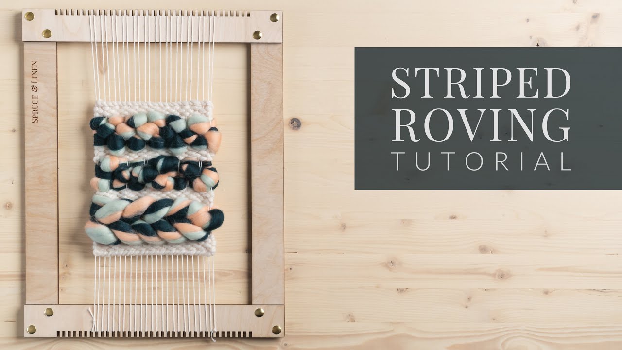 How I Make Mixed Roving (+3 ways to weave with it)
